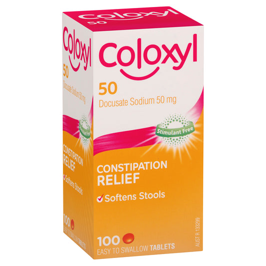 Coloxyl Tablets 50mg 100