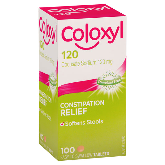 Coloxyl Tablets 120mg 100