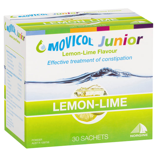 Movicol Junior Lemon Lime 6.563g Sachets 30