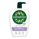 DermaVeen Extra Hydration Gentle Soap-Free Wash for Extra Dry, Itchy & Sensitive Skin 1L