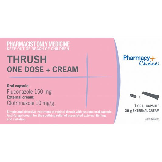 PharmacyChoice Thrush One Dose + Cream