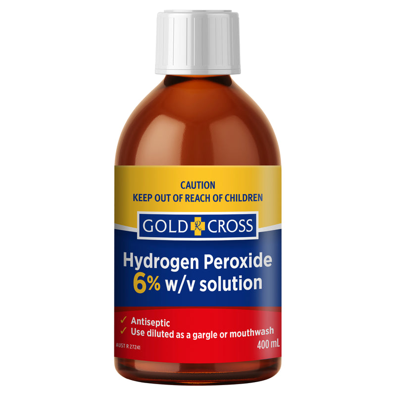 Gold Cross Hydrogen Peroxide 6% 20 Volume Solution 400mL