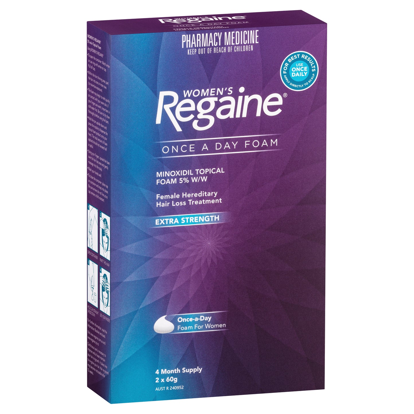 Regaine Women Foam 120 g
