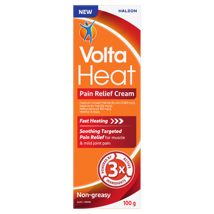 VoltaHeat Pain Relief Heat Cream 100g