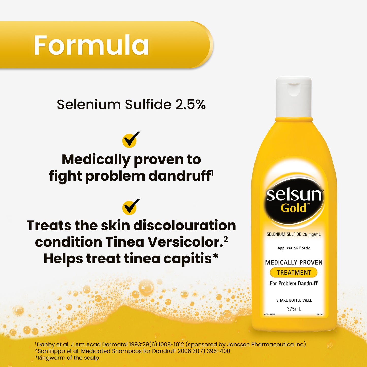 Selsun Suspension Treatment Shampoo 375 mL