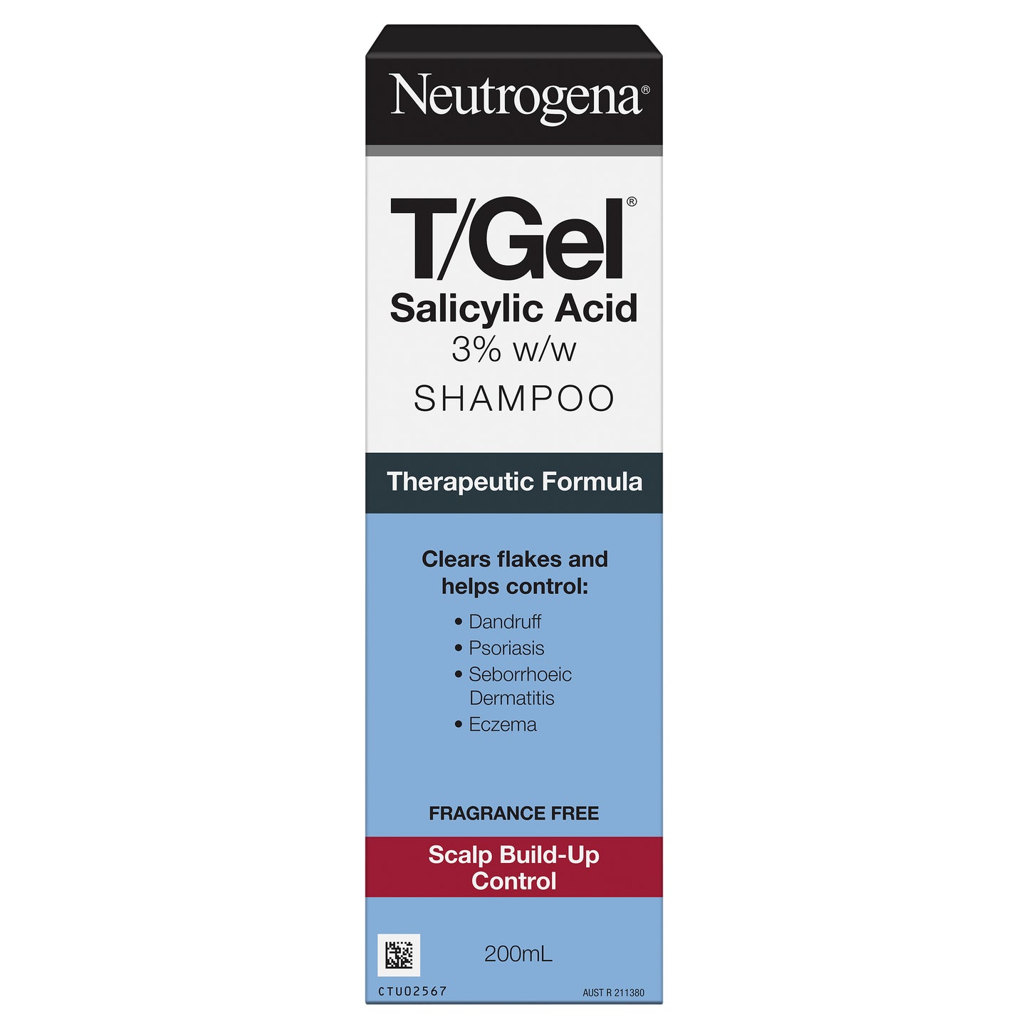 Neutrogena T/Gel Salicylic Acid Shampoo 200mL