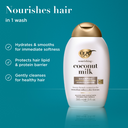 OGX Nourishing + Coconut Milk Shampoo 385mL
