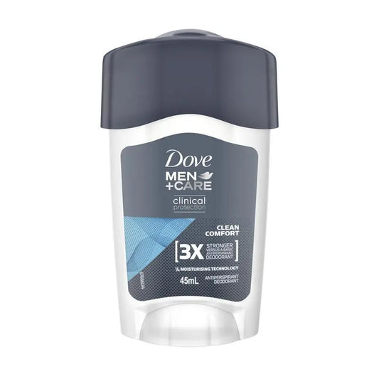 Dove Men+Care Clean Comfort Antiperspirant Deodorant Spray 45ml – Travel Size