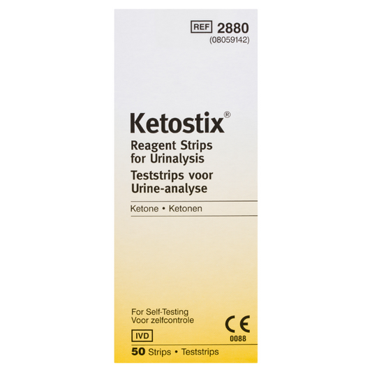 Ketostix Urinalysis Ketone Test Strips Pack of 50