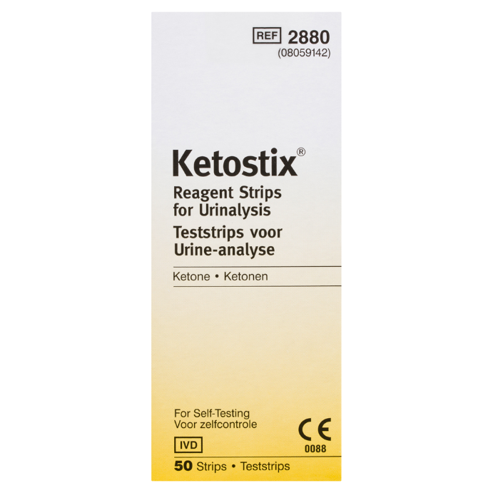 Ketostix Urinalysis Ketone Test Strips Pack of 50