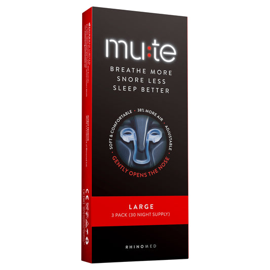 Mute Anti-Snoring Nasal Device Large - 3 Pack