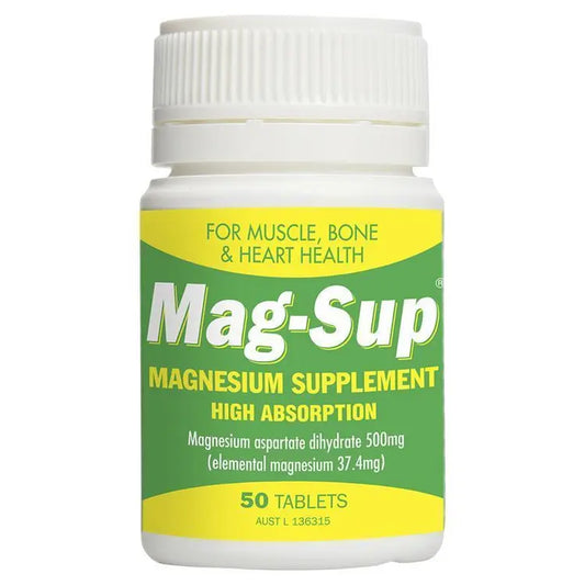 Mag-Sup 500mg 50 Tablets