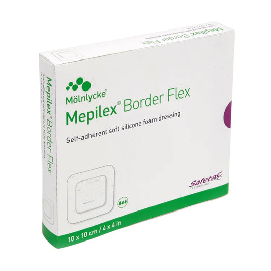 Mepilex Border Flex Foam Dressing 10cm x 10cm 10 Pack