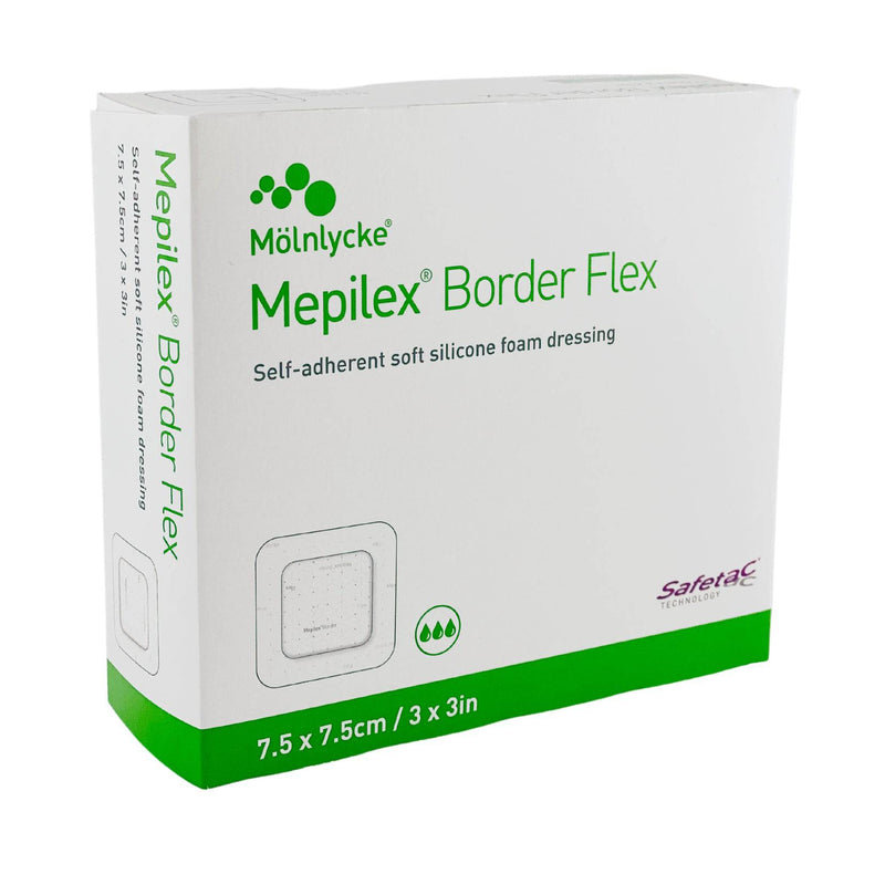 Mepilex Border Flex Foam Dressing 7.5cm x 7.5cm 10 Pack