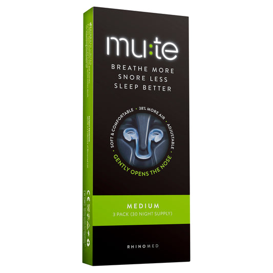 Mute Anti-Snoring Nasal Device Medium - 3 Pack