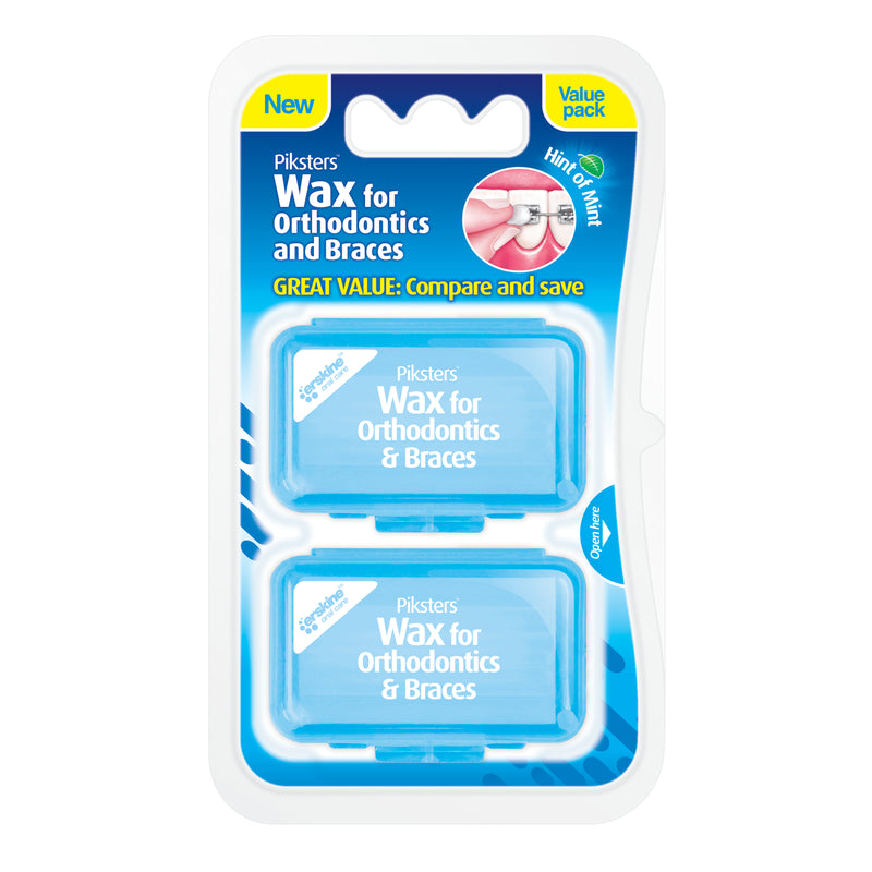 Piksters Orthodontic Wax Twin Pack