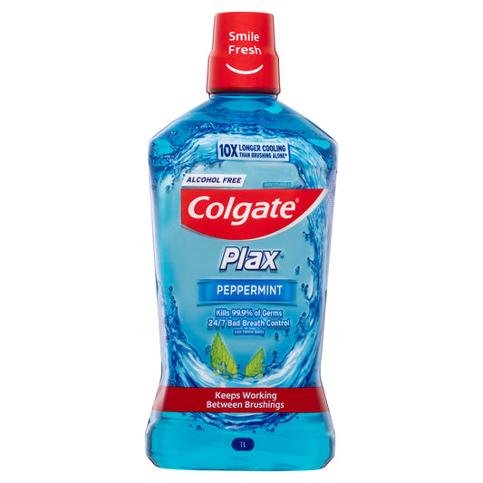 Colgate Plax Peppermint Mouthwash 1L