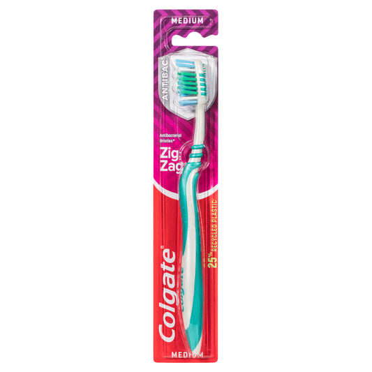 Colgate Interdental Zig Zag Medium Toothbrush x8