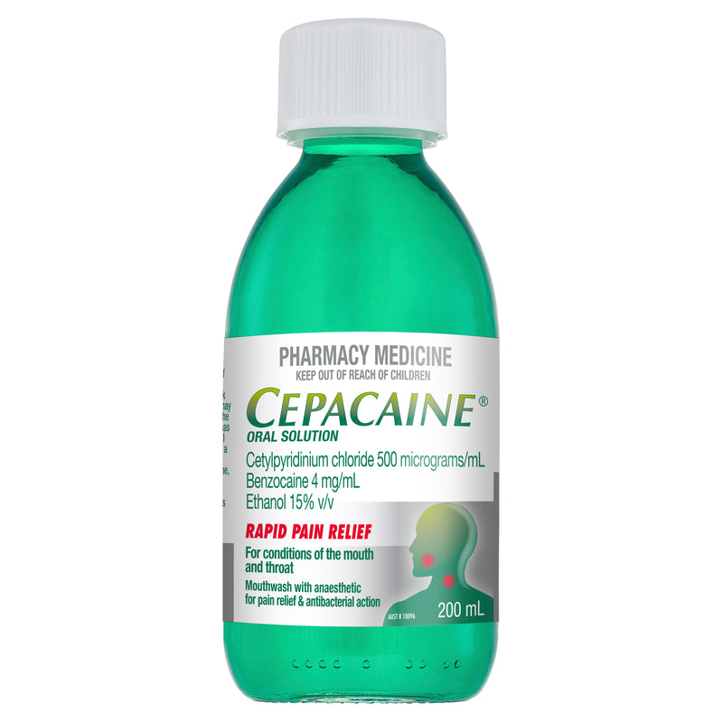 Cepacaine Oral Solution 200ml