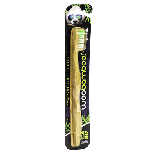 WooBamboo Toothbrush Medium x6