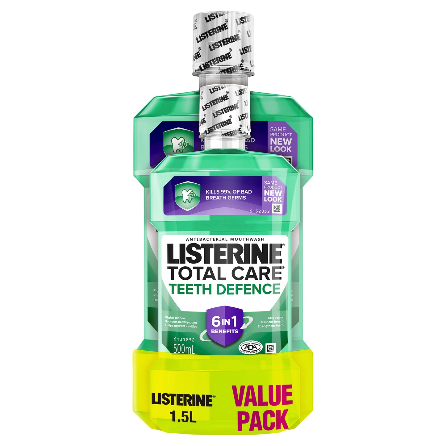 Listerine Total Defence Mouthwash 1L + 500ml