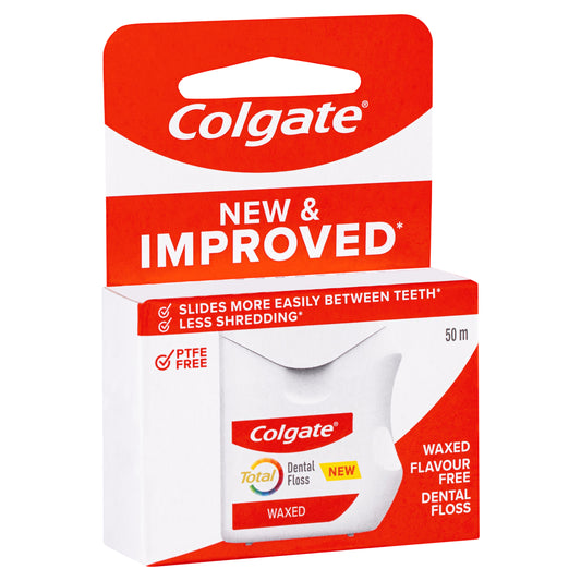 Colgate Waxed Dental Floss 50m