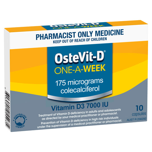 OsteVit-D Vitamin D3 7000IU 1-A-Week 10 Capsules