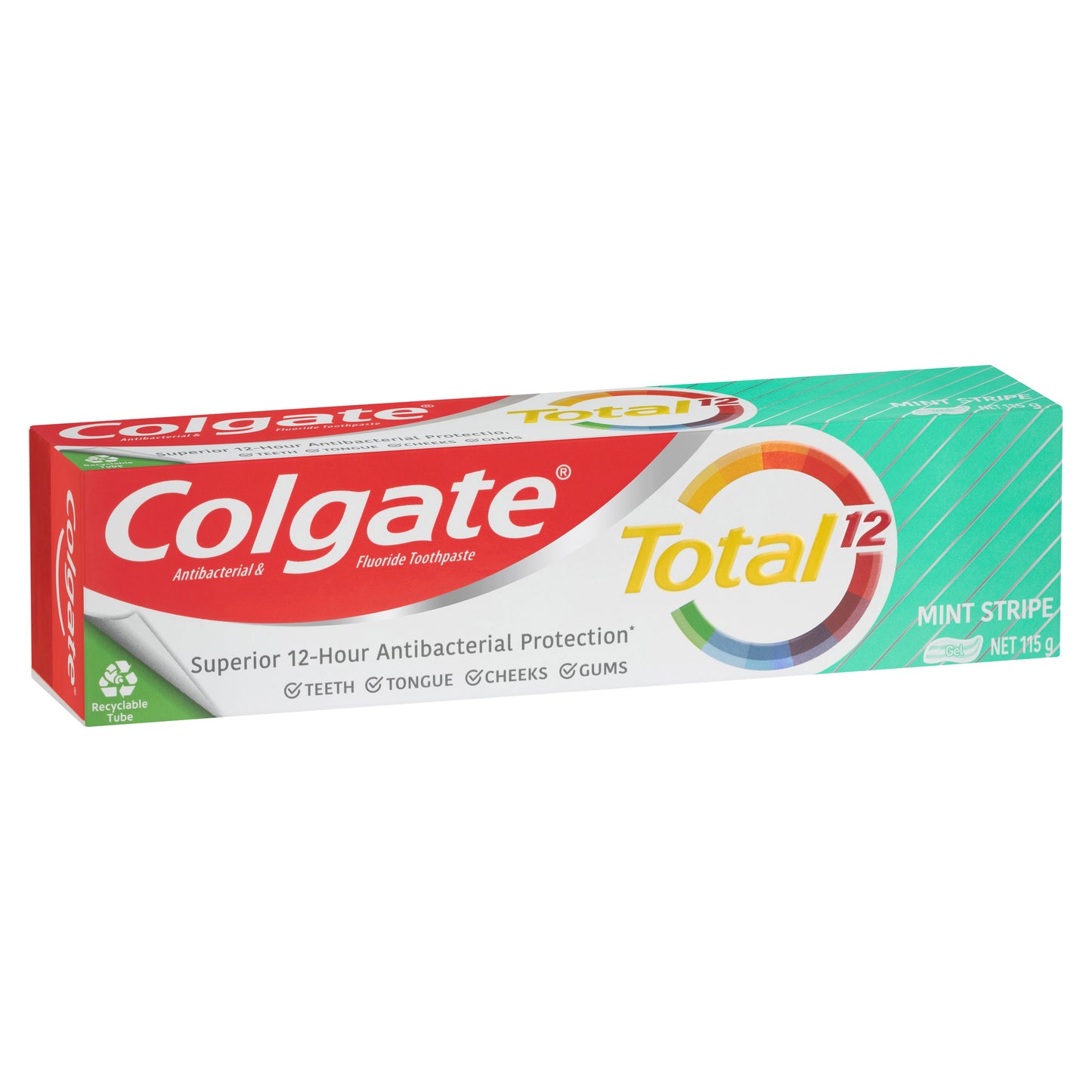 Colgate Total Mint Stripe Toothpaste 115g x12