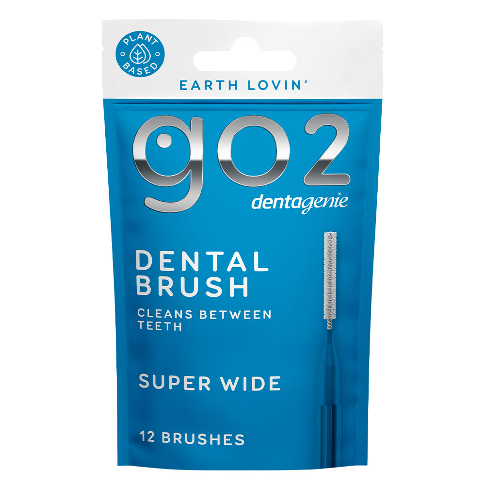 GO2 Dentagenie Dental Brushes Super Wide 12pk