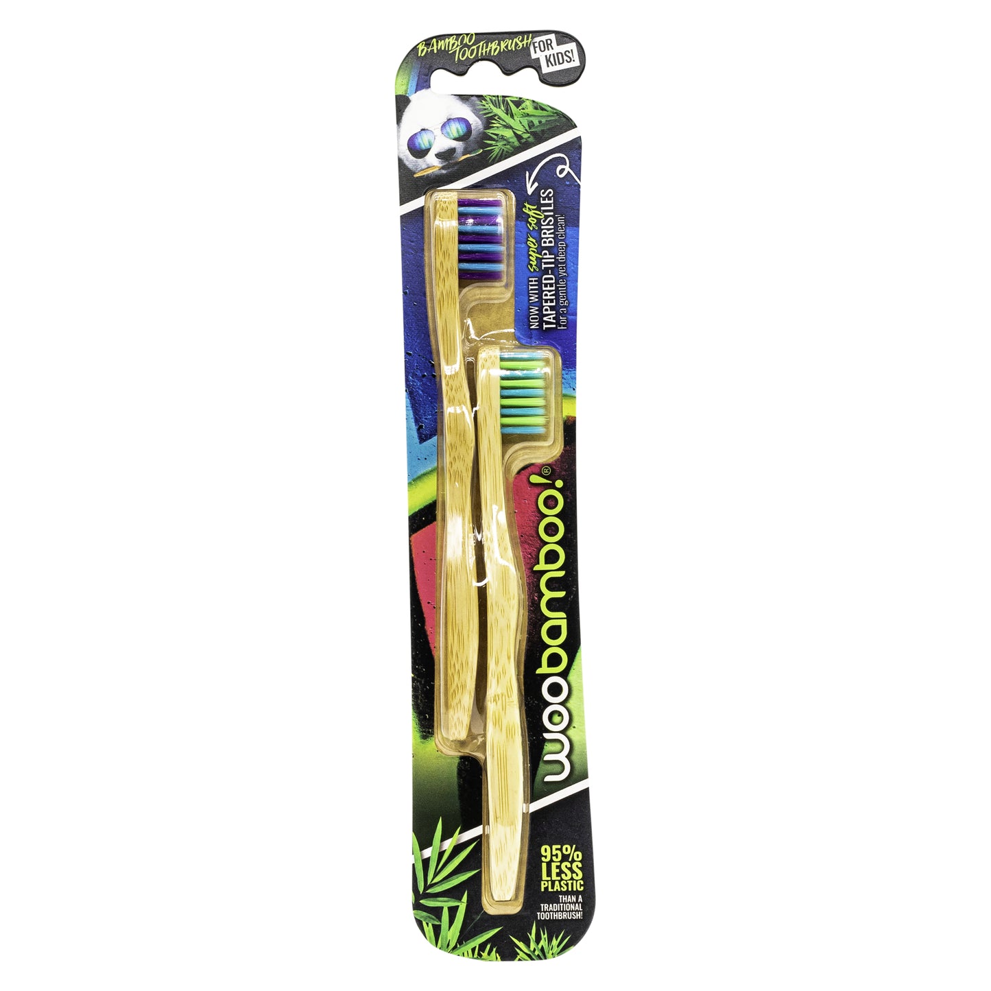WooBamboo Kids Sprout Toothbrush 2pk x6