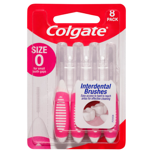 Colgate Interdental Brush Size 0 Soft 8pk x6