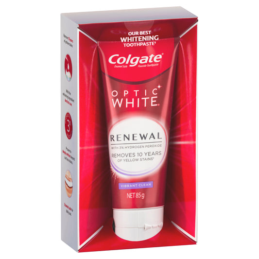 Colgate Optic White Renewal Vibrant Toothpaste 85g x6