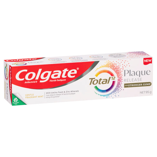Colgate Total Plaque Gentle Mint Toothpaste 95g x12
