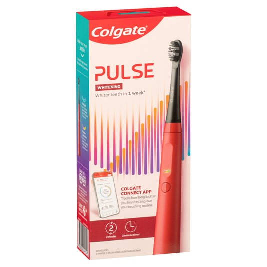 Colgate Electric Toothbrush Pulse Series 1 White 1pk