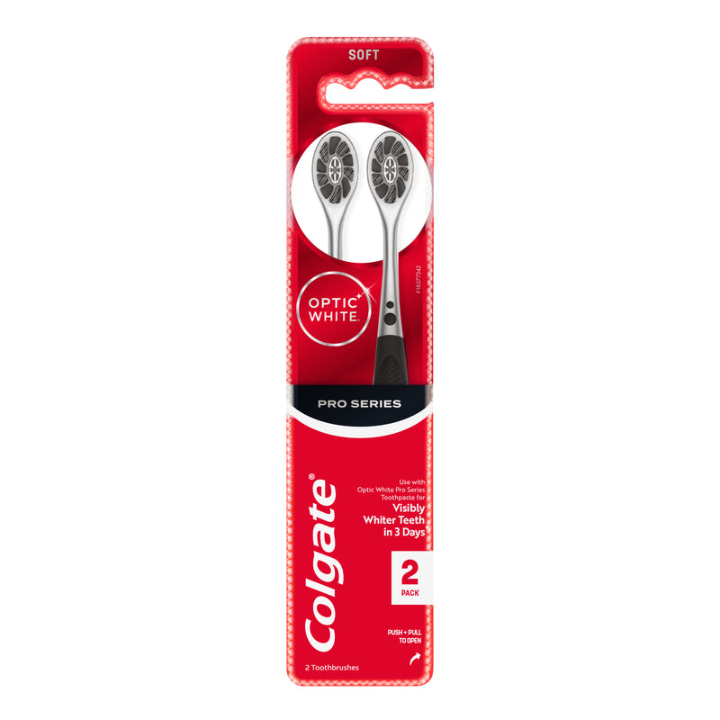 Colgate Optic White Renewal Toothbrush 2pk x6