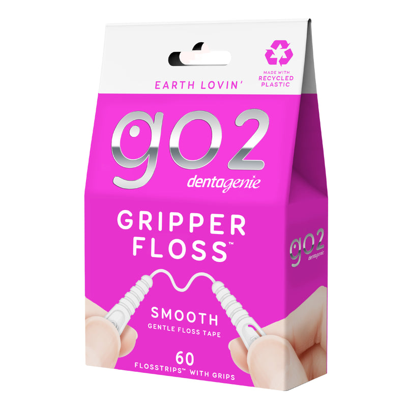 GO2 Gripper Smooth Floss Strips 60pk x6