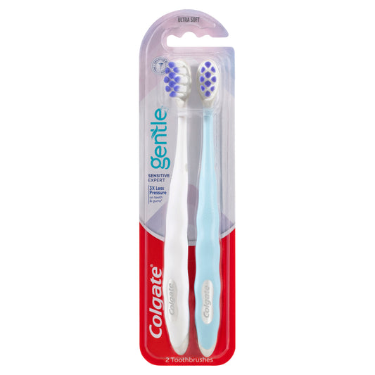 Colgate Gentle Sensitive Expert Toothbrush 2pk x6