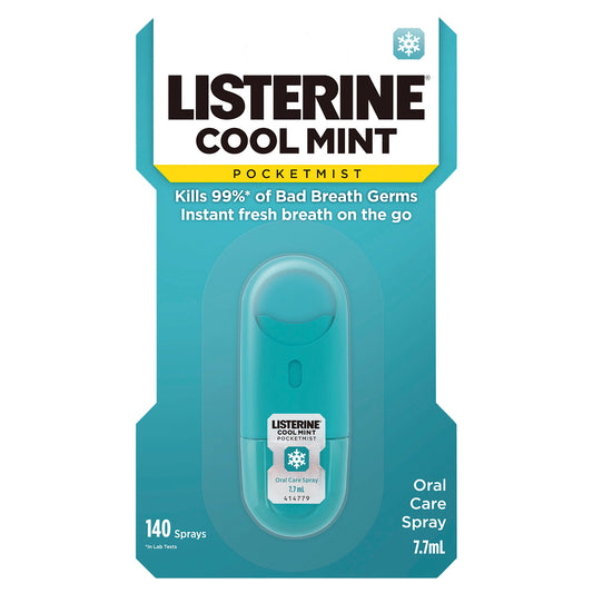 Listerine Pocketmist Cool Mint Breath Spray 7.7ml