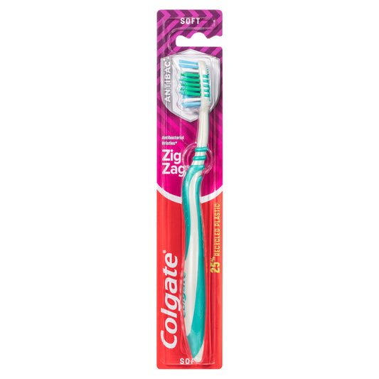 Colgate Interdental Zig Zag Soft Toothbrush x8