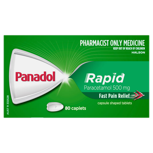 Panadol Rapid Paracetamol 500mg Caplets 80