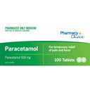 Pharmacy Choice Paracetamol 500mg Tablets 100 NS
