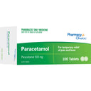 Pharmacy Choice Paracetamol 500mg Tablets 100 NS