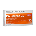 Pharmacy Action Diclofenac Potassium 25mg Tablets 30