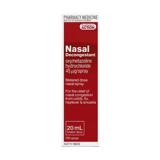 Pharmacy Action Nasal Congestion Spray 20mL