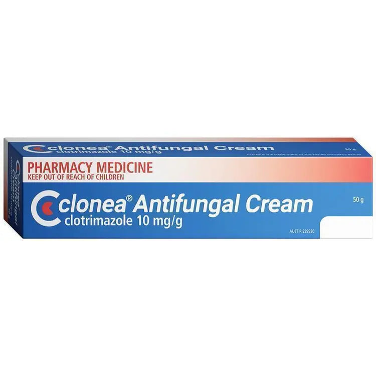 Clonea Antifungal Skin Cream 50g (Canesten Generic) (S2)