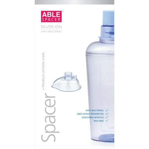 Able Anti-Bacterial Spacer with Medium Whistle Mask