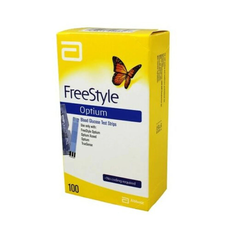 Abbott Freestyle OPTIUM Glucose Strips 100 Strips