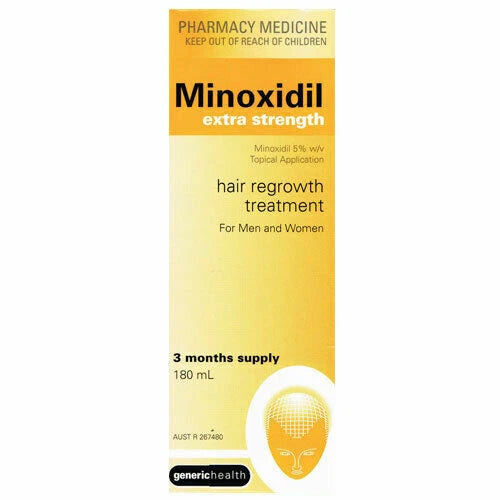 Pharmacy Action Minoxidil Extra Strength 5% 180ml (Generic Health)