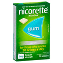 Nicorette Gum Classic Regular Strength 30 Pack