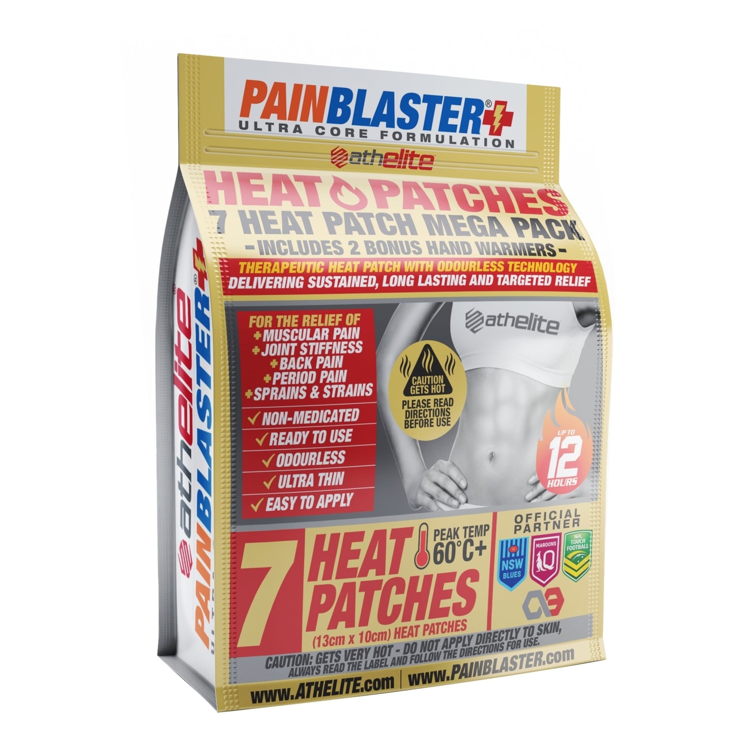 Athelite Heat Patches Regular 7Pk